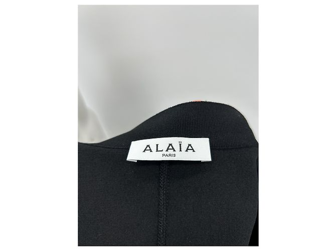 Alaïa Schwarzes Dekolleté-Kleid - Ansicht 5