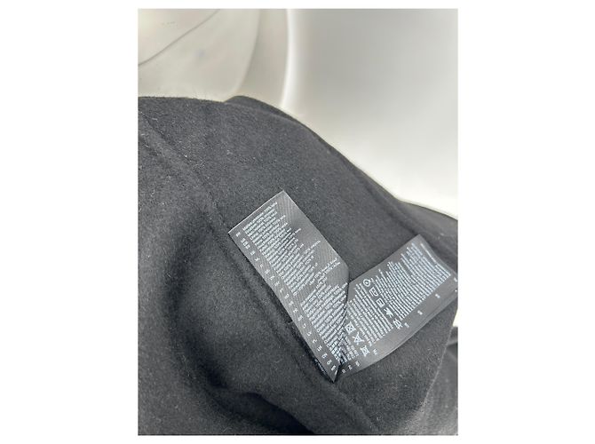 Sandro Manteau noir avec écharpe amovible Black - view 8