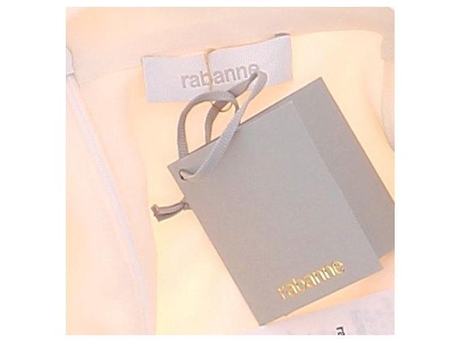 Falda larga beige con lazo Paco Rabanne - vista 5
