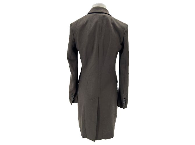 Blazer largo marrón Theory Castaño - vista 2