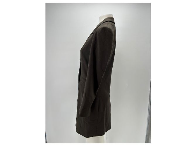 Blazer largo marrón Theory Castaño - vista 4
