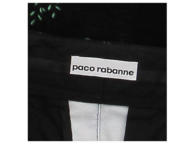 Paco Rabanne Blumenmusterhose Schwarz - Ansicht 5