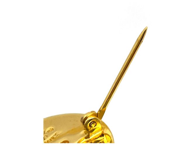 Timeless Spilla placcata in oro Chanel Coco Mark D'oro - vista 4