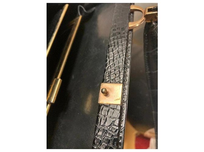 Céline Set di borsa e portafoglio in vera pelle di coccodrillo Nero - vista 12