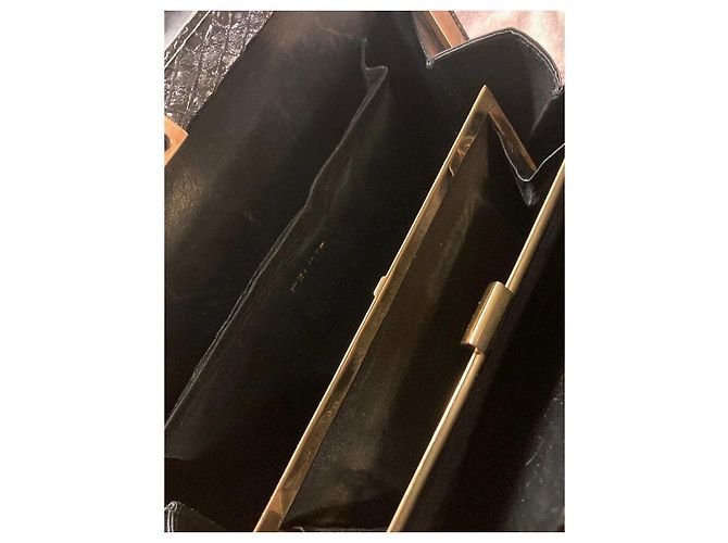 Céline Set di borsa e portafoglio in vera pelle di coccodrillo Nero - vista 13