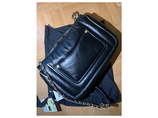 Borsa Chanel Puffy Flap Nuova Nero - vista 2
