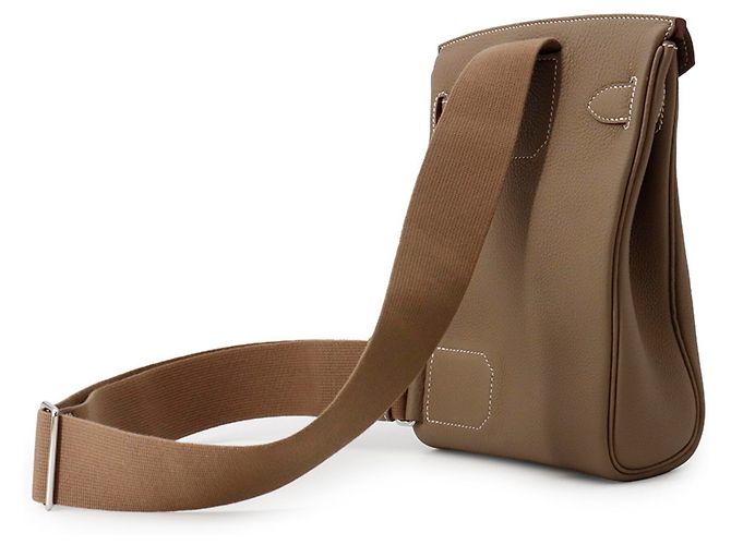 Hermès Borsa a corpo Hermes Kelly Accad PM Taupe - vista 2