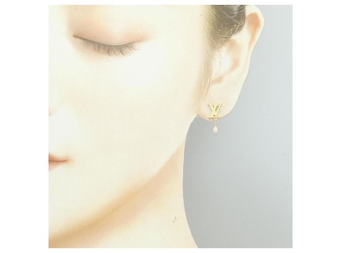 Orecchini Pusse Idylle Blossom di Louis Vuitton Giallo - vista 4