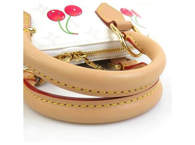 Bolso Alma BB Monograma Cereza Louis Vuitton Blanco - vista 11