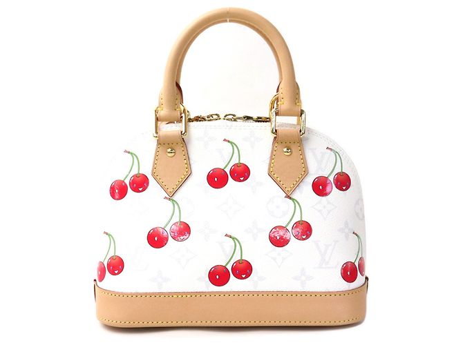 Bolso Alma BB Monograma Cereza Louis Vuitton Blanco - vista 3