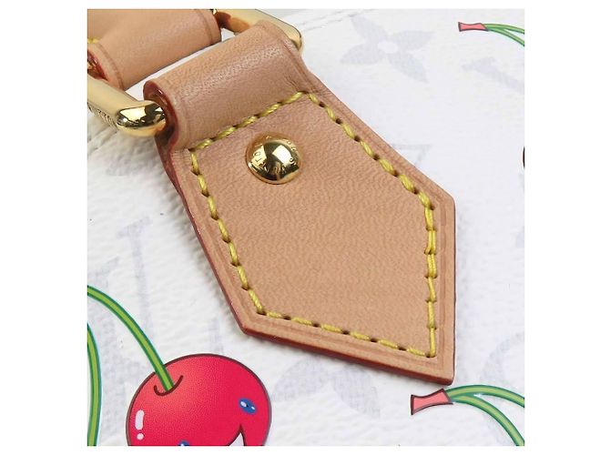 Bolso Alma BB Monograma Cereza Louis Vuitton Blanco - vista 8
