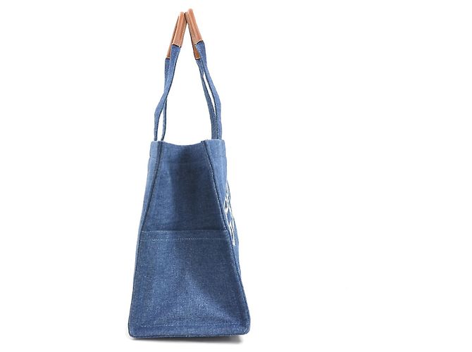 Céline Celine Große Cabas-Tasche in Denim Blau - Ansicht 2