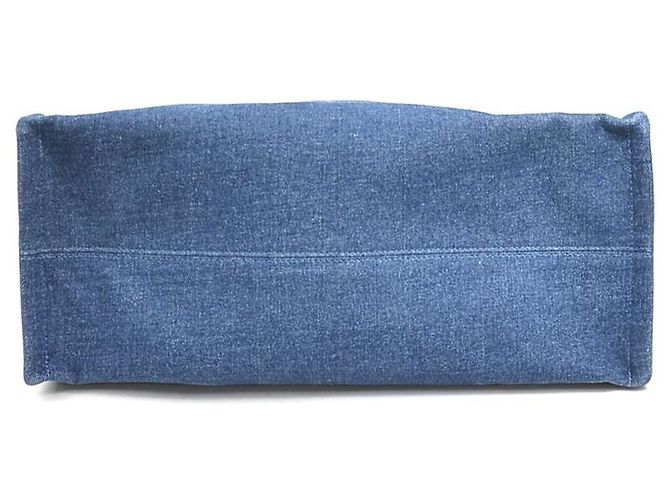 Céline Celine Große Cabas-Tasche in Denim Blau - Ansicht 4
