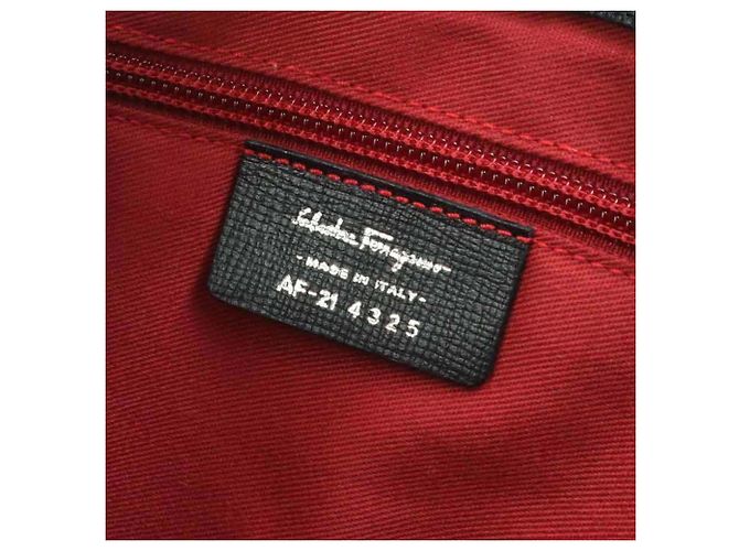 Gancini Borsa a spalla nera Salvatore Ferragamo Nero - vista 12