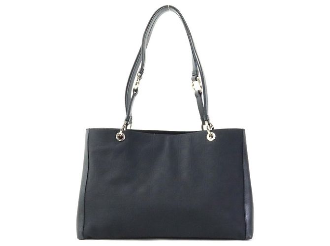 Gancini Borsa a spalla nera Salvatore Ferragamo Nero - vista 3