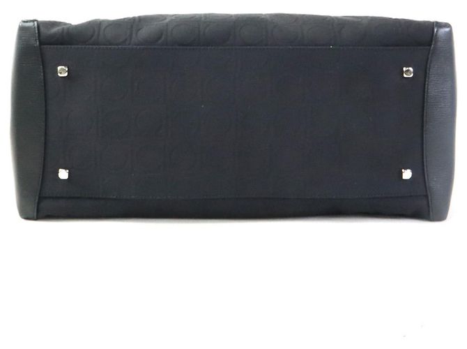 Gancini Borsa a spalla nera Salvatore Ferragamo Nero - vista 4