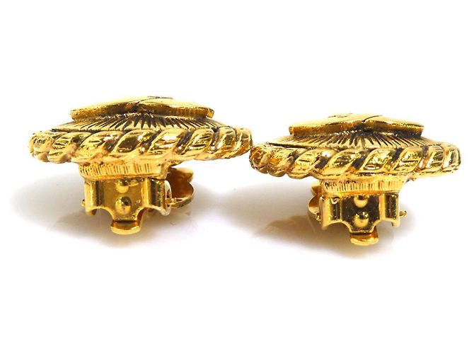 Orecchini a clip dorati Chanel D'oro - vista 4