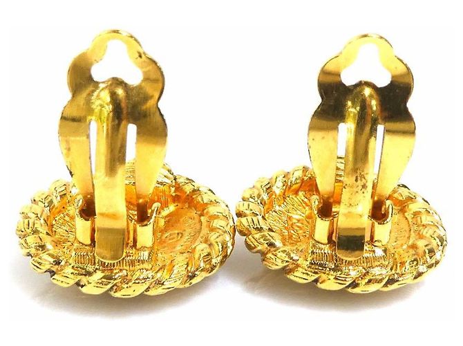 Orecchini a clip dorati Chanel D'oro - vista 6