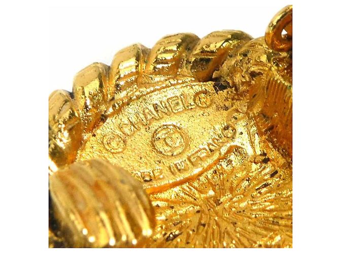 Orecchini a clip dorati Chanel D'oro - vista 8