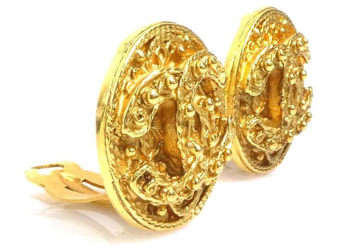 Orecchini a clip dorati Chanel D'oro - vista 2