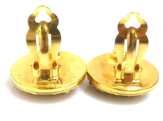 Orecchini a clip dorati Chanel D'oro - vista 6