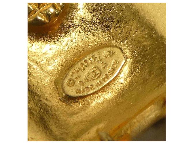 Orecchini a clip dorati Chanel D'oro - vista 9