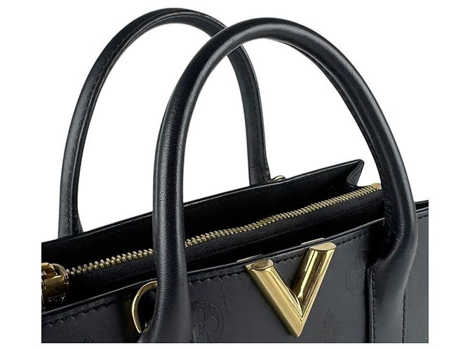 Borsa in pelle nera Louis Vuitton Nero - vista 10