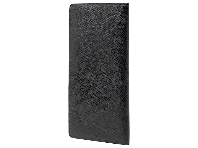 Portafoglio Brazza in Taiga Nera Louis Vuitton Nero - vista 2