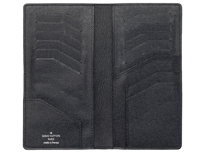 Portafoglio Brazza in Taiga Nera Louis Vuitton Nero - vista 4