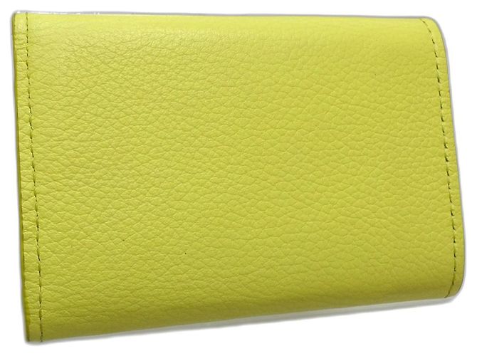 Cartera Lockmini en Taurillon Amarillo Louis Vuitton - vista 3