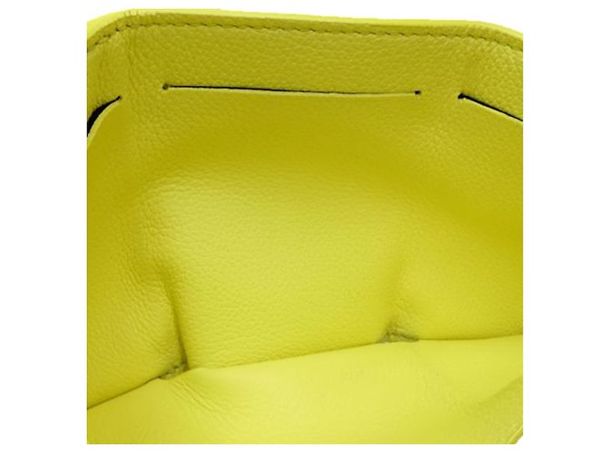 Cartera Lockmini en Taurillon Amarillo Louis Vuitton - vista 5