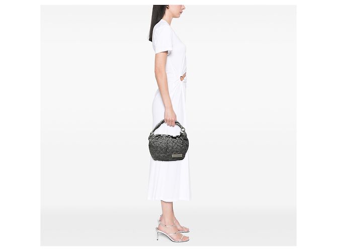 Louis Vuitton Monogram Olympe Nimbus GM Grigio Marrone - vista 7