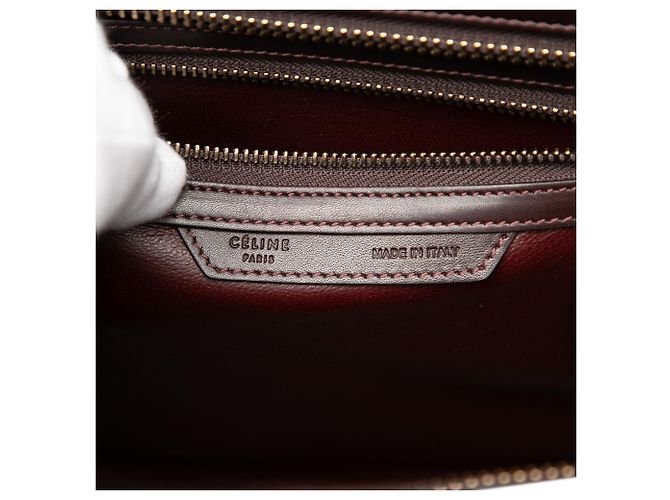 Luggage Céline Celine Pink Micro Tricolor Leder Reisetasche - Ansicht 5
