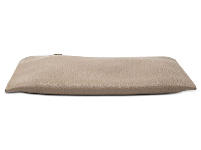 Pochette Bazar PM in Togo marrone Hermès Taupe - vista 3