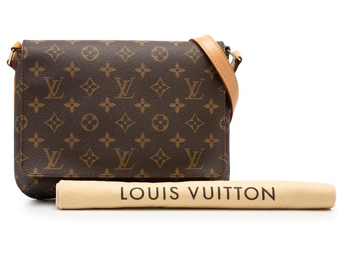 Louis Vuitton Musette Tango Monogram Marrone con Manico Corto - vista 8