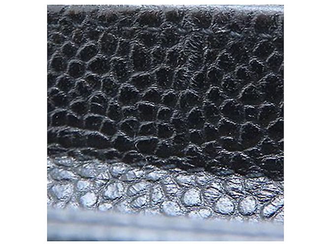 Borsa a spalla Chanel in caviar trapuntato nero con tasca frontale CC - vista 23