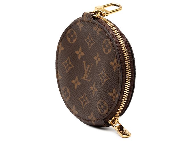 Monedero Redondo Multi Pochette Monograma Marrón Louis Vuitton Castaño - vista 2