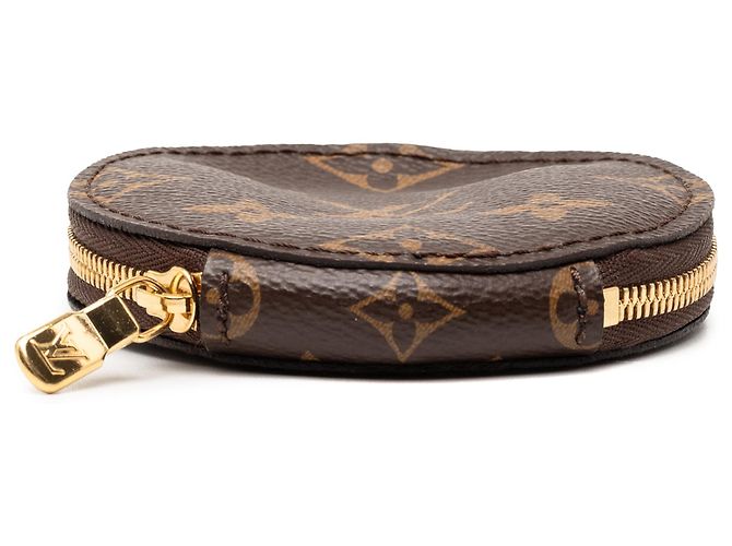 Monedero Redondo Multi Pochette Monograma Marrón Louis Vuitton Castaño - vista 3