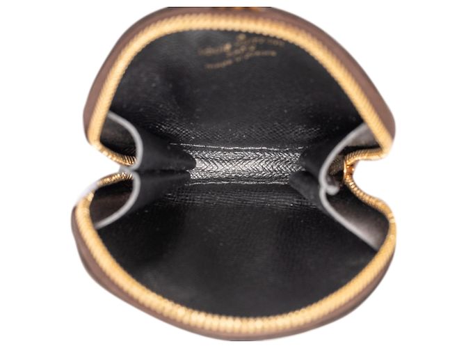 Monedero Redondo Multi Pochette Monograma Marrón Louis Vuitton Castaño - vista 4