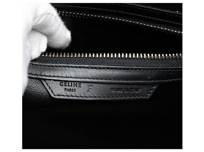 Luggage Céline Celine Mini Reisetasche in Weißem Tricolor-Canvas und Leder - Ansicht 5