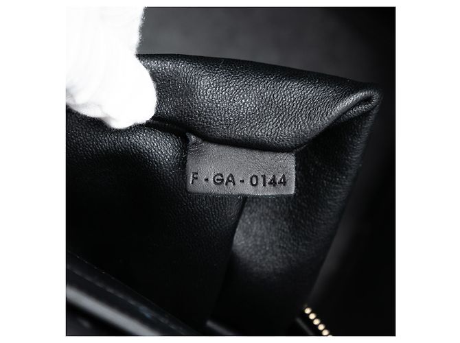 Luggage Céline Celine Mini Reisetasche in Weißem Tricolor-Canvas und Leder - Ansicht 6