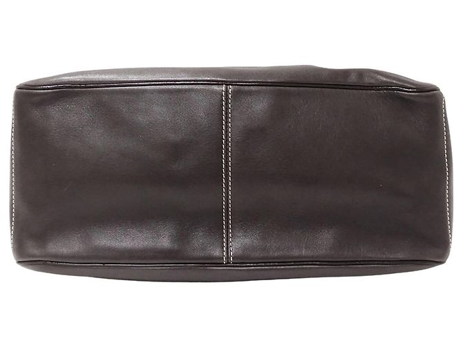 Boogie Céline Borsa in pelle marrone scuro Celine - vista 3