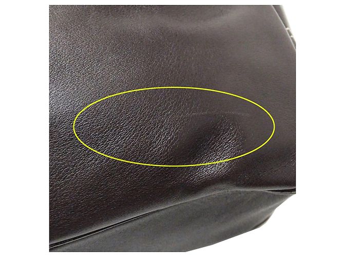 Boogie Céline Borsa in pelle marrone scuro Celine - vista 9