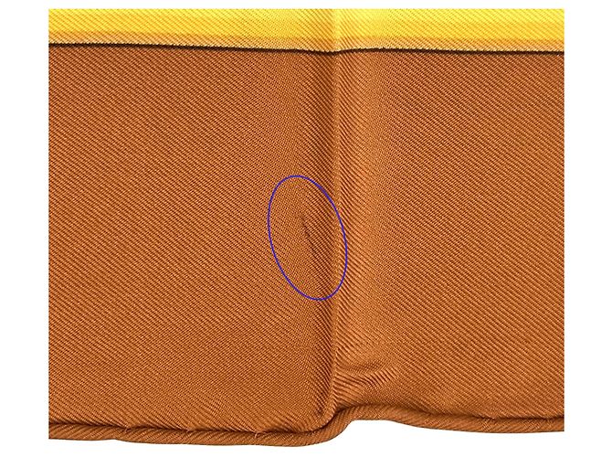 Silk In Foulard in seta Carre 90 di Hermès Multicolore Arancione - vista 10