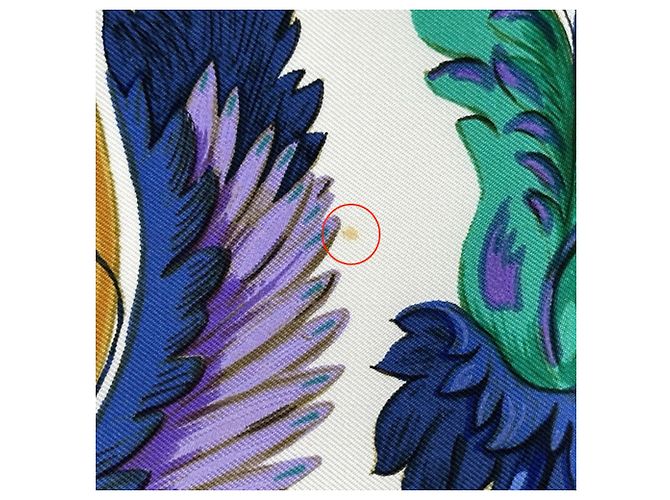 Silk In Foulard in seta Carre 90 di Hermès Multicolore Arancione - vista 9