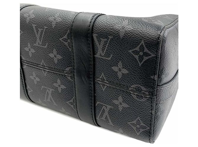 Schulterhandtasche Keepall City Monogram Eclipse Reverse Louis Vuitton Monogramm - Ansicht 8