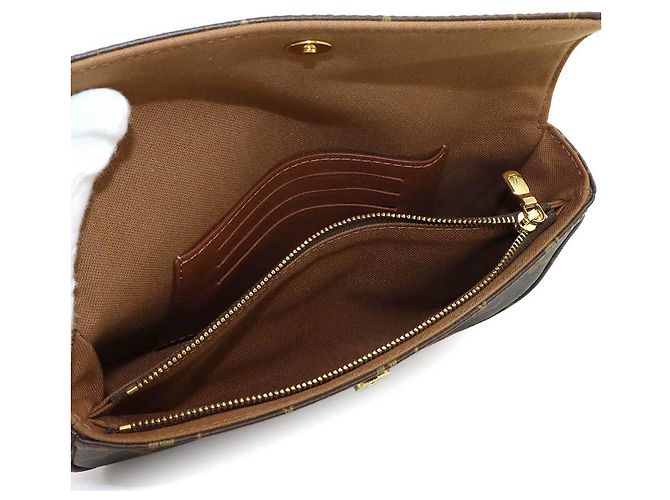 Borsa Louis Vuitton Monogram Wallet on Chain Ivy Monogramma - vista 8