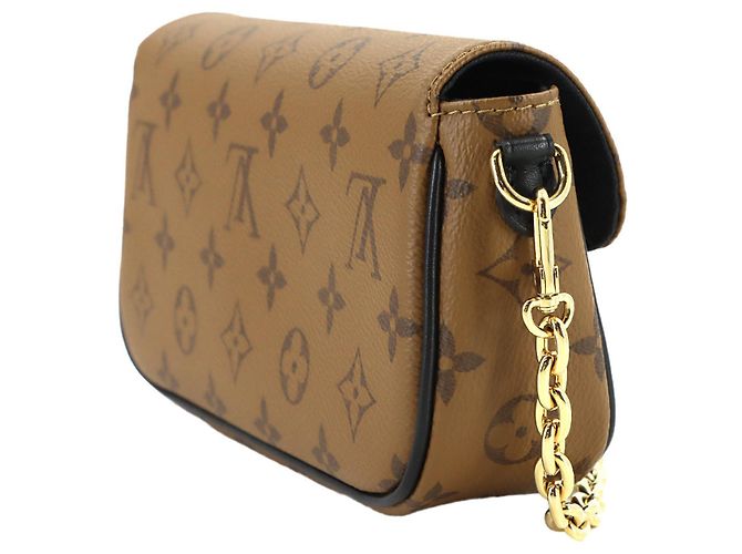 Borsa a Spalla Louis Vuitton Monogram Reverse Wallet On Chain Ivy Monogramma - vista 4