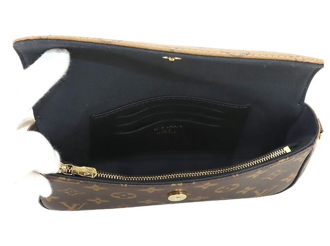 Borsa a Spalla Louis Vuitton Monogram Reverse Wallet On Chain Ivy Monogramma - vista 7