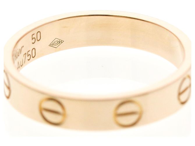 Anillo Mini Love Cartier en Oro Rosa Dorado - vista 4